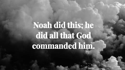 Genesis Chapter 6: The Wickedness of Humanity and the Story of Noah's Ark | The Bible Corner