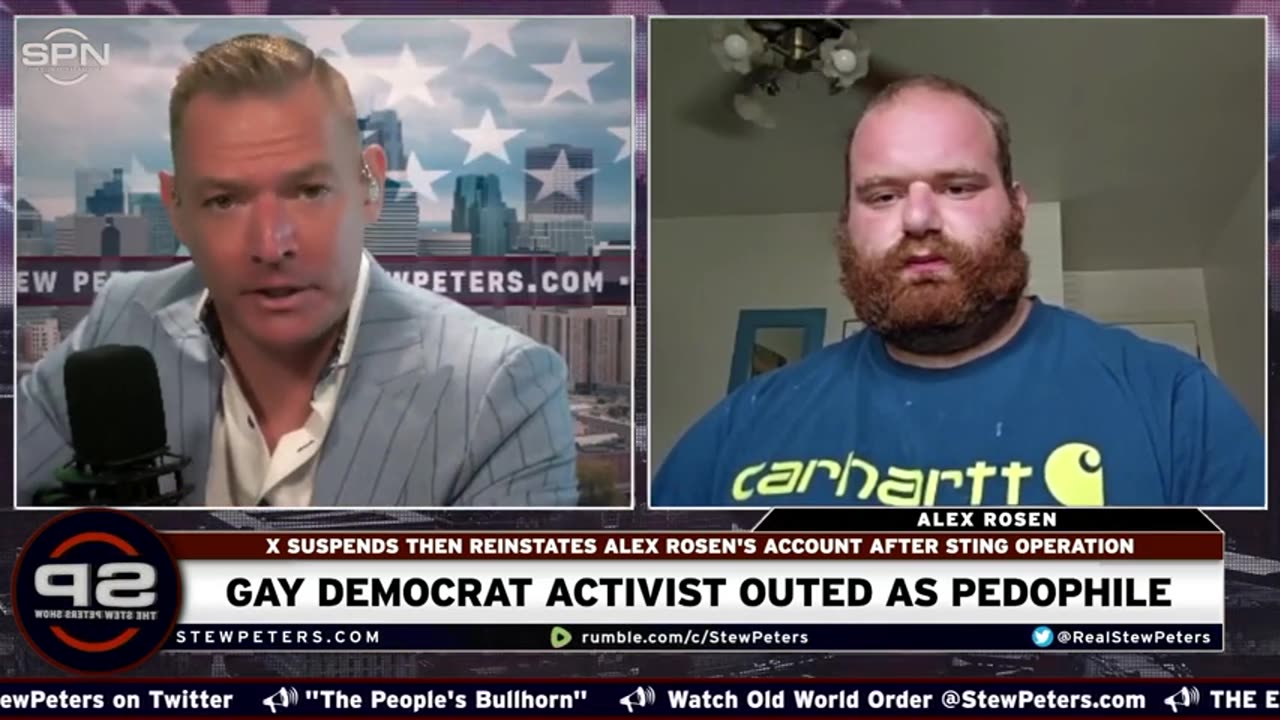 Democrat Activist Outed As Pedophile: X Suspends Alex Rosen's Account After Sting Operation