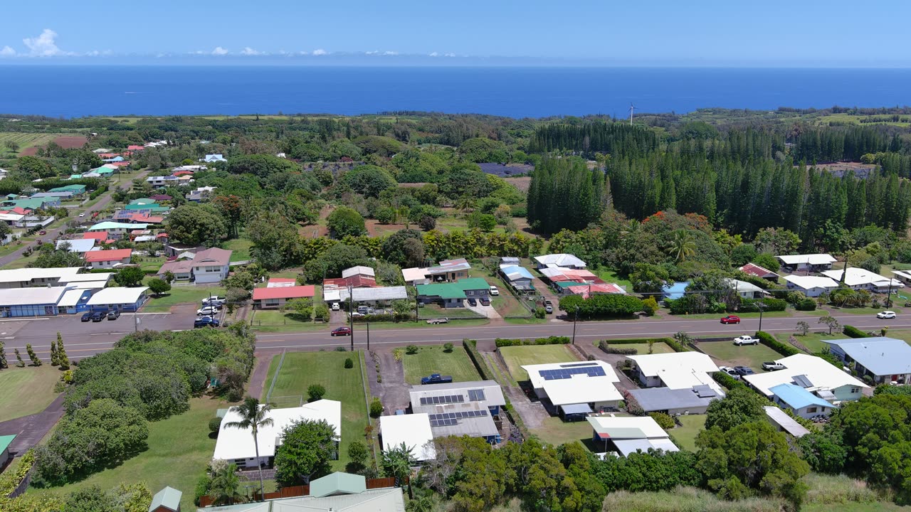 HANAULA VILLAGE LOT #22 - AERIAL VIEWS AND ELEVATION ESTIMATES