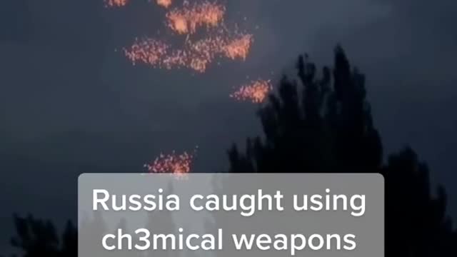 Russia caught using ch3mical weapons