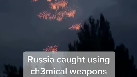 Russia caught using ch3mical weapons