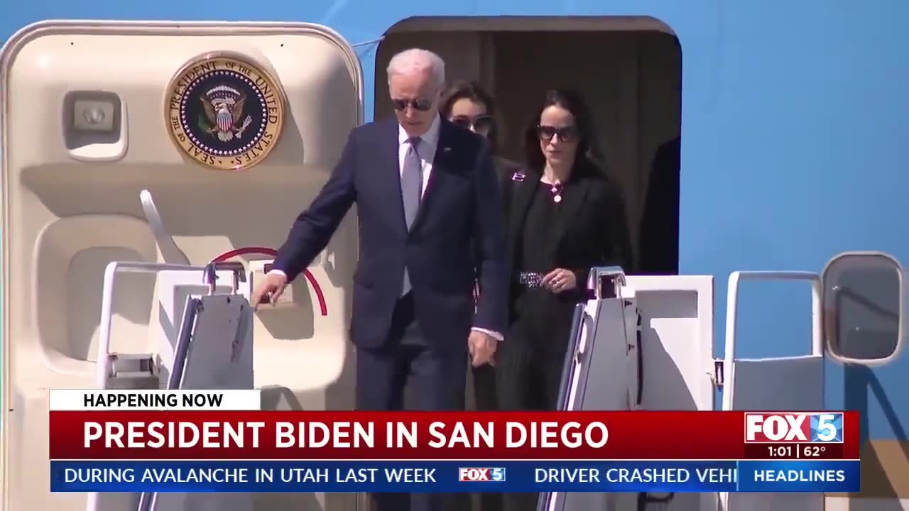 Joe Biden Loses Another Battle With The Stairs Of Air Force One