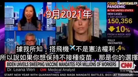 轉彎的科學！ 這些CNN媒體的醫療專家們，我們不是白痴也不健忘！ 去年12月份要人們戴口罩三層，而現在⋯長期戴口罩😷危害了？