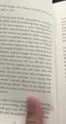 COVID 19 THE GREAT RESET THEY WROTE A BOOK