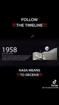 NASA means to deceive!!! Follow the timeline