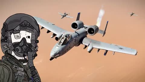 Mr Blue Sky but you're providing CAS in your A-10 Thunderbolt II [50th video spe