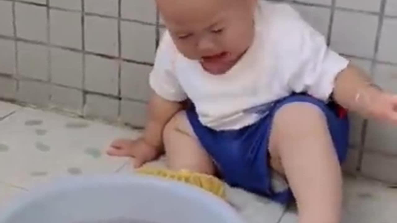 Cute baby funny video