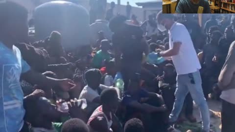 BREAKING!! African Army invades ITALY in Massive flotilla!!!