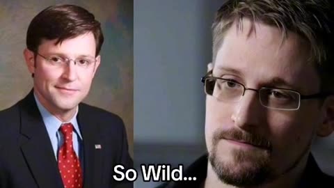 Could Mike Johnson & Edward Snowden Be The Same Person