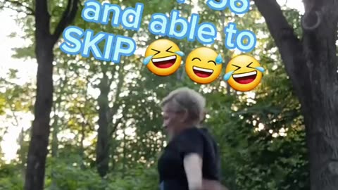 #skippingchallenge Can YOU STILL SKIP? OMG LMAO