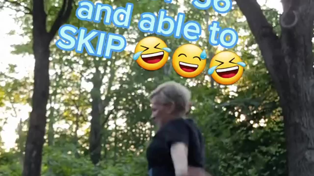 #skippingchallenge Can YOU STILL SKIP? OMG LMAO