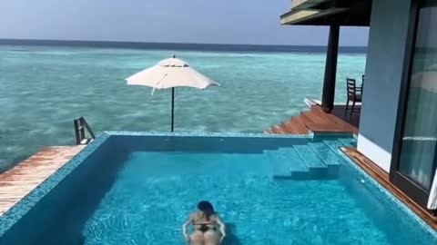 The wish of all travelers is to go to Maldives