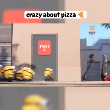 Minions and pizzaaaaa 🤣😂🤣 fanny cartoon