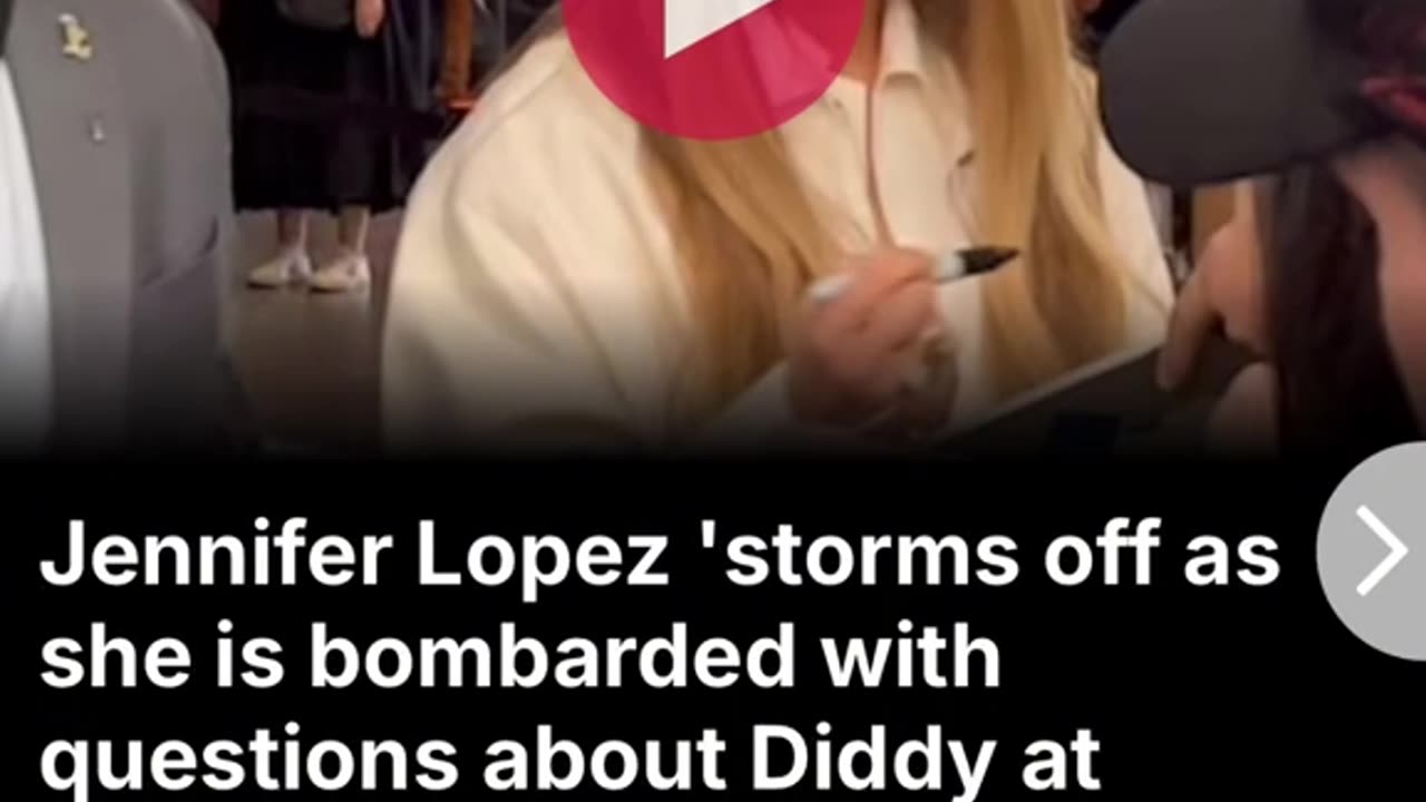 JLo Storms Off After Questioned About Diddy!