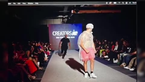 Prank at a Fashion Show