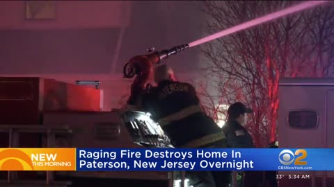 Paterson home destroyed in overnight fire