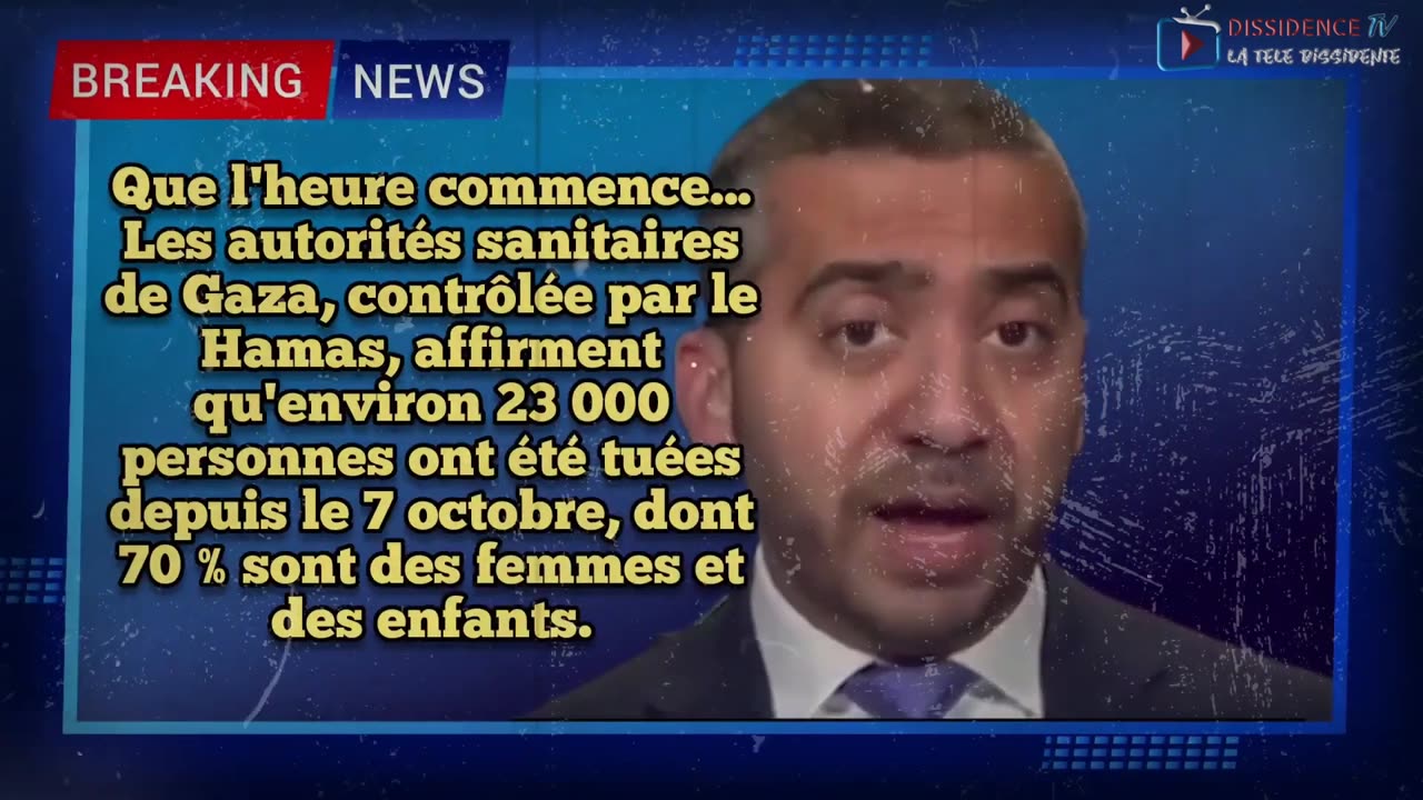 Un célèbre journaliste résume la réalité de Gaza en 60 secondes avant sa démission