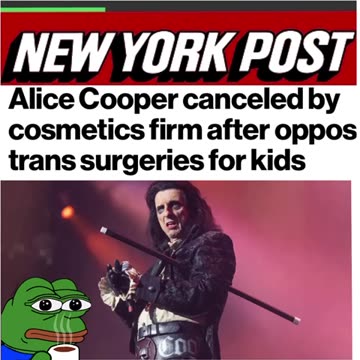 Alice Cooper Canceled.