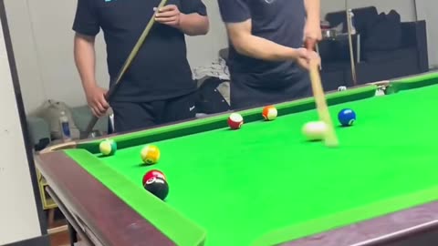 Funny Videos ! Playing Billiard