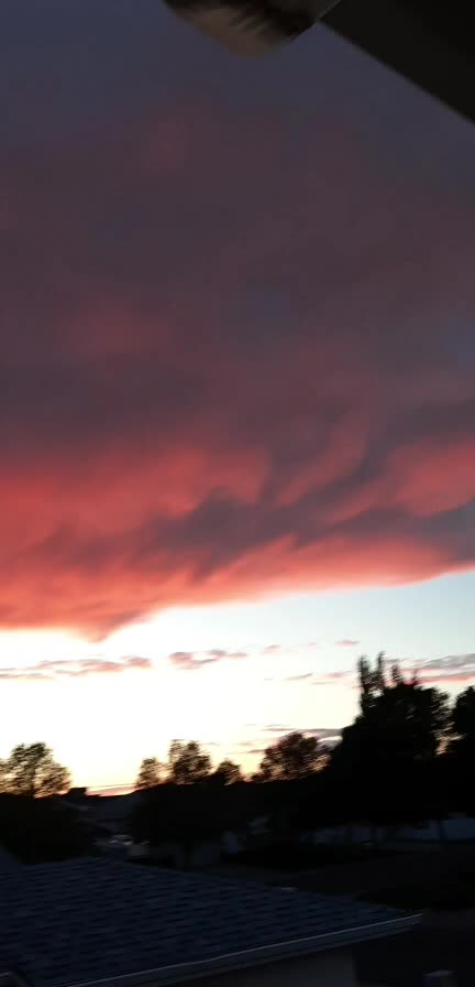 Beautiful sunset clouds