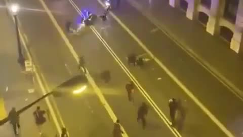 protesters vs police