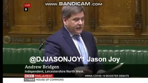 ⚠️ Andrew Bridgen Banned JAB Speech 💉👇