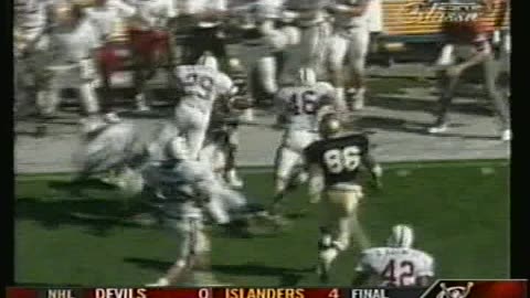 Les Classiques du Football de la NCAA Stanford vs Notre Dame 1990