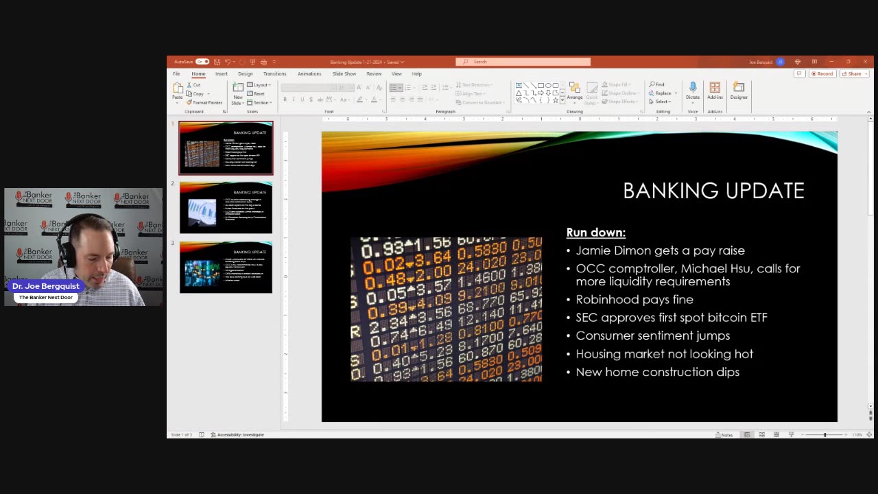 Episode 49: Banking Update 1-21-2024