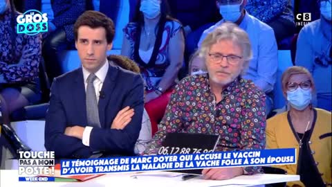 Marc Doyer, dont la femme est actuellement à l'hôpital pour un Creutzfeld-Jakob