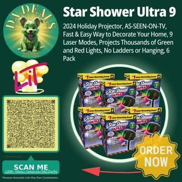 Illuminate Your Holidays with Star Shower Ultra 9 | Da Deals by BendTheTrend Affiliates
