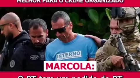 Marcola (PCC) diz que Lula (PT) é bom para o narcotráfico