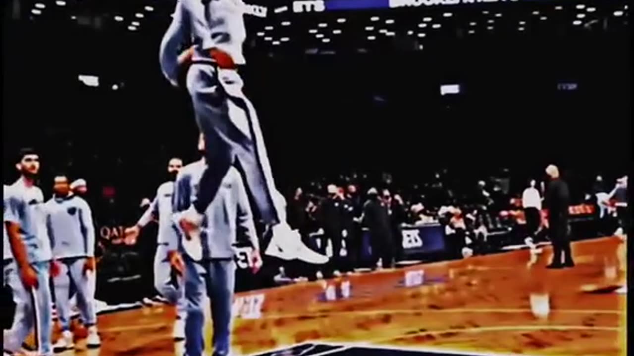 The Boom. The Ja morant dunk in pregame. #NBA.#jamorant. #nbadunk..