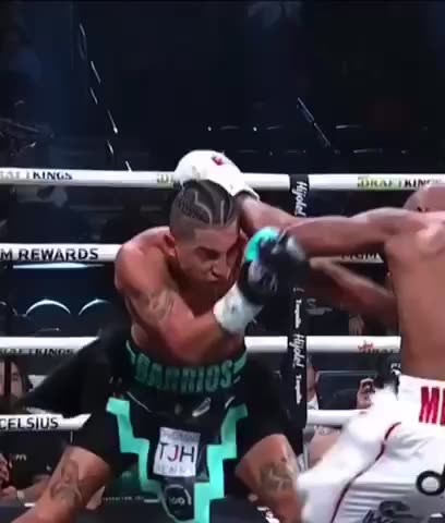 A perfectly timed jab from Barrios put Ugas on the canvas for the third time in his career.