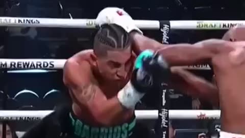 A perfectly timed jab from Barrios put Ugas on the canvas for the third time in his career.