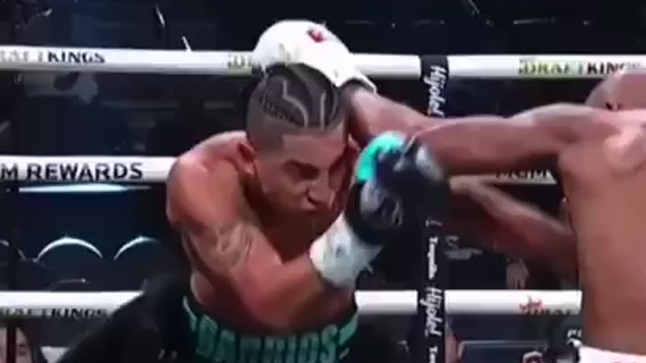 A perfectly timed jab from Barrios put Ugas on the canvas for the third time in his career.