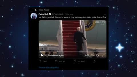 Biden tropeçando