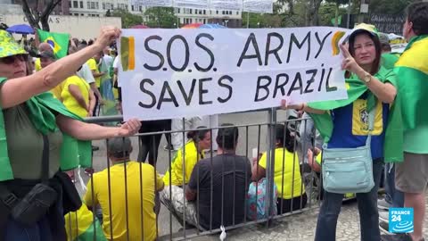 Las protestas bolsonaristas en Brasil continúan, aunque ahora con menor intensidad • FRANCE 24