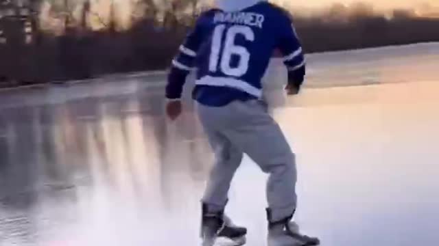 handsome skating