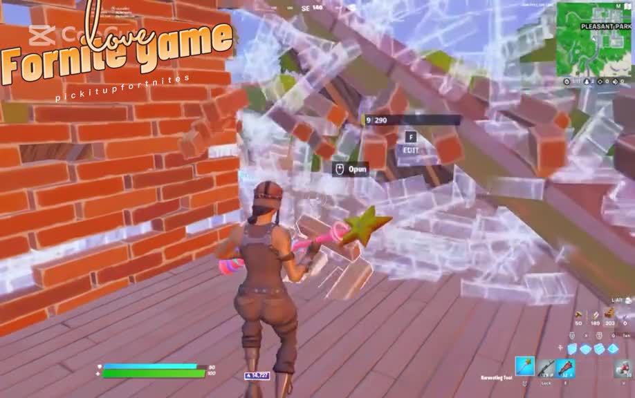 15_My edits are to fast they scared him away from #fortnite #