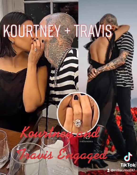Kourtney Kardashian and Travis Barker are Engaged