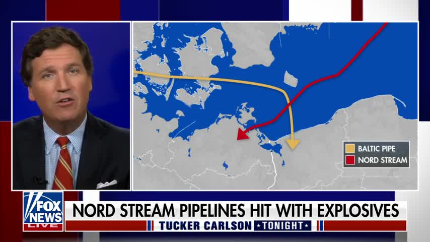 2022-09-28 Tucker Carlson This is an atrocity destroing Nordstream pipelines