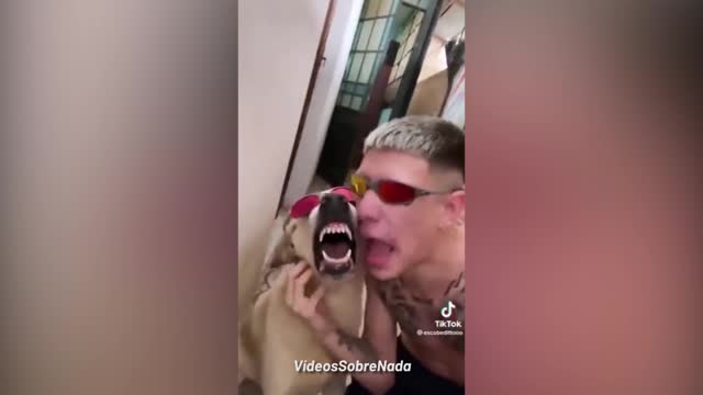 CANTANDO "ANDOU NA PRANCHA" COM O CACHORRO