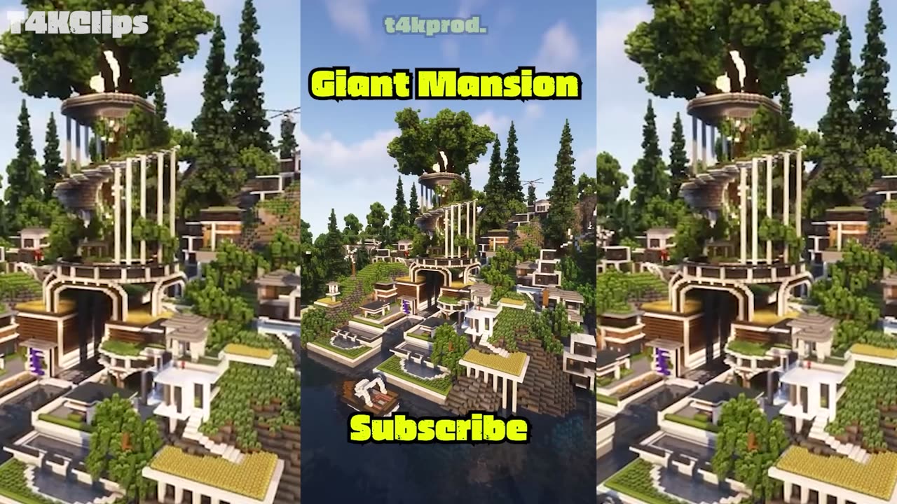 GIANT SUPER MANSION MINECRAFT | WOW!