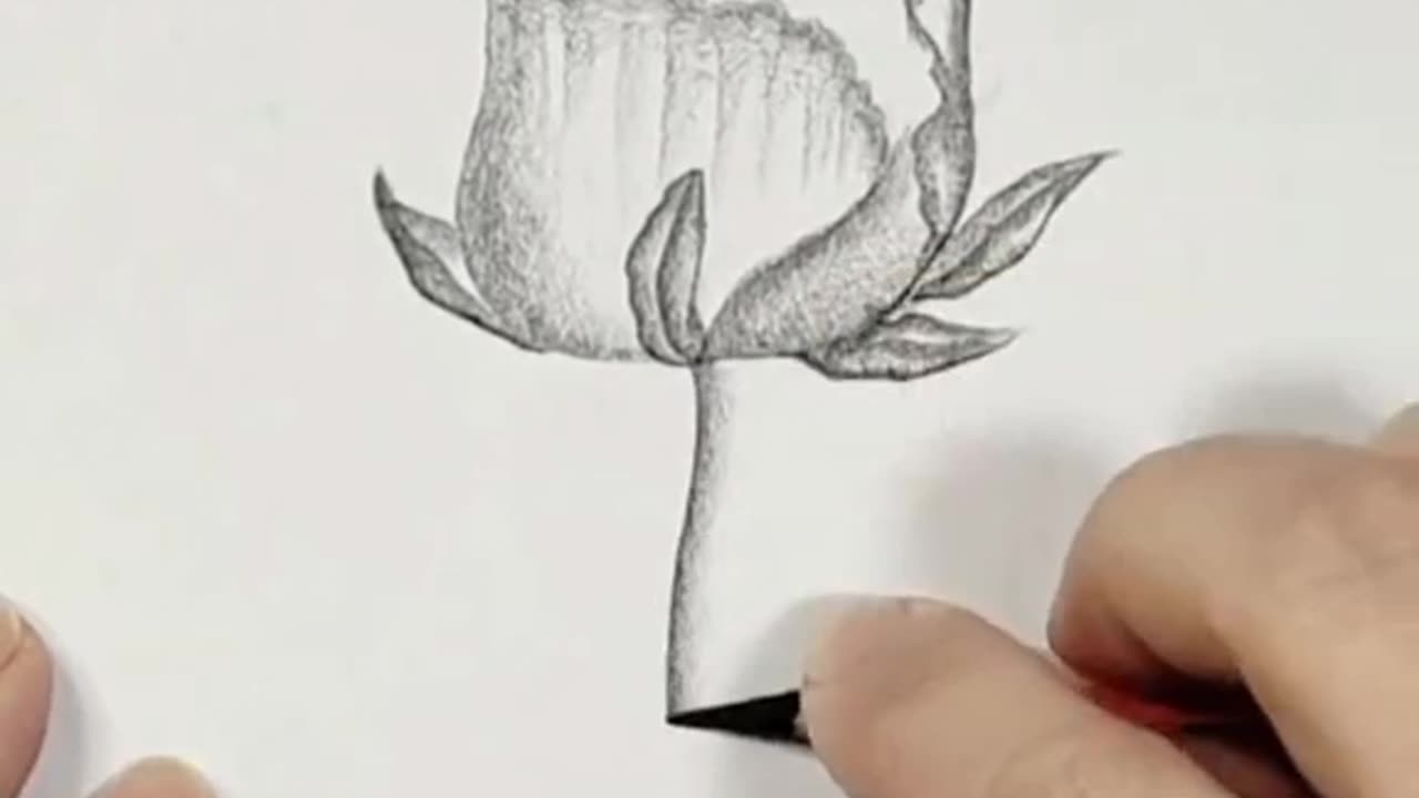 Flowers easily trick drawing #shorts #flowers