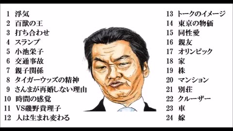 【作業用】島田紳助 何度聞いても笑えるトーク集