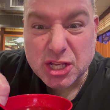 Apefather comes to Fuji Hibachi Steakhouse he LOVES Soup! OH!