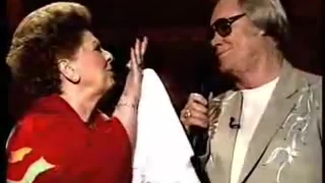 George Jones and Vestal Goodman. Amazing Grace.