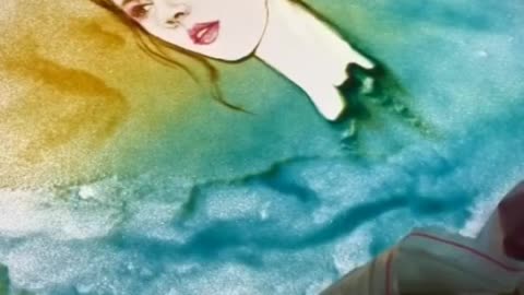 It's often seen if you have forgotten the portrait sand painting like this when I send children's sa