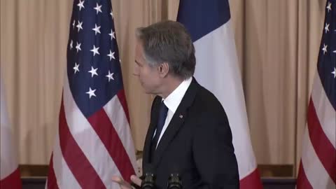 Secretary Blinken and Vice President Harris host a State luncheon honoring French President Macron