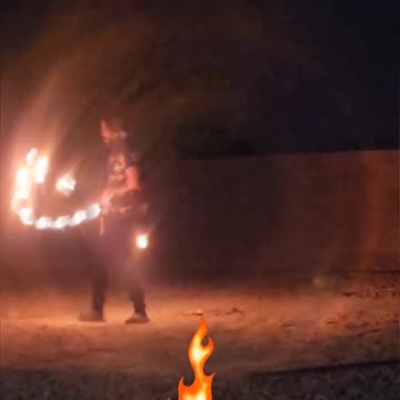 Fire performer's Act is 🔥